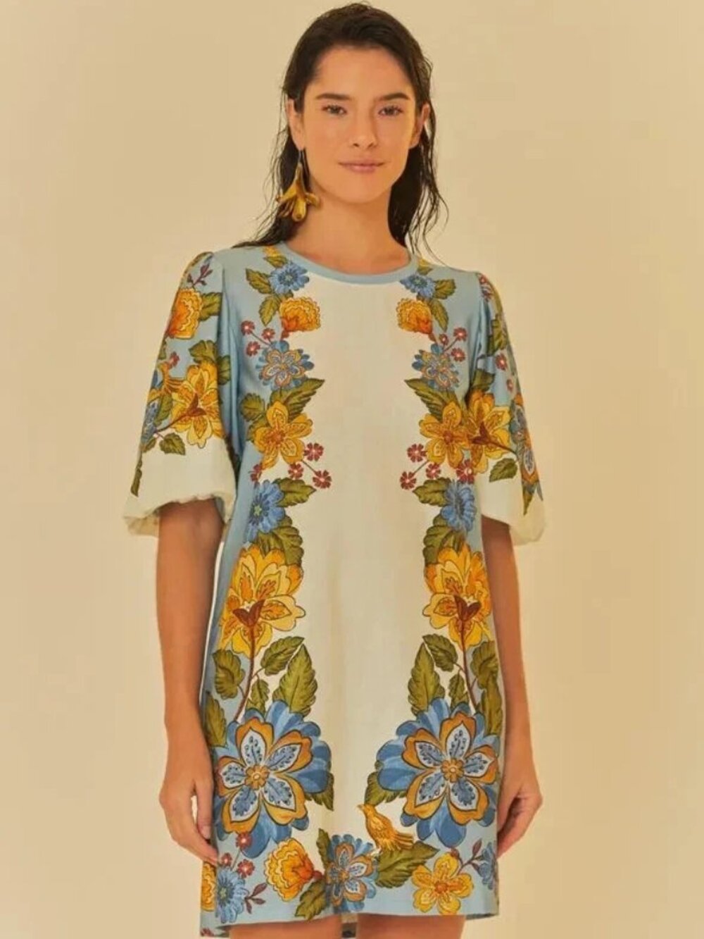NWT FARM RIO DRESS SIZE MEDIUM PACK5605 4/0 JS 100% cotton!!!